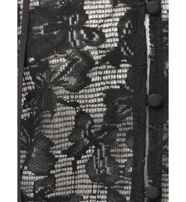 LAGUNAMOON「フラワーパターンレースシャツ」|シャツ・ブラウス|