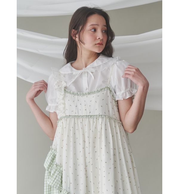 merry jenny「チュールパフブラウス」|シャツ・ブラウス|