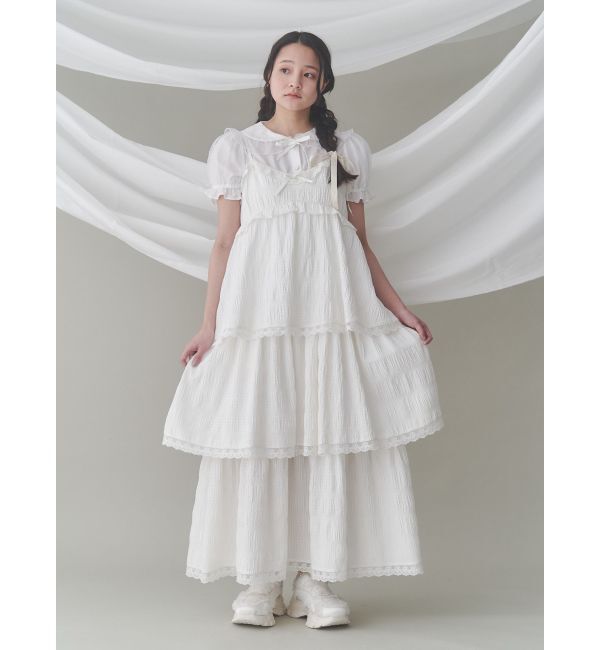 merry jenny「チュールパフブラウス」|シャツ・ブラウス|