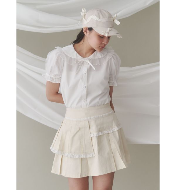 merry jenny「チュールパフブラウス」|シャツ・ブラウス|