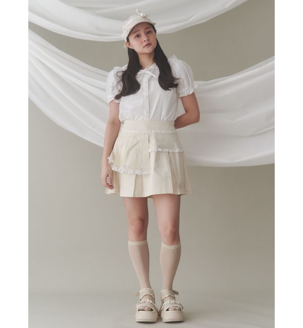 merry jenny「チュールパフブラウス」|シャツ・ブラウス|