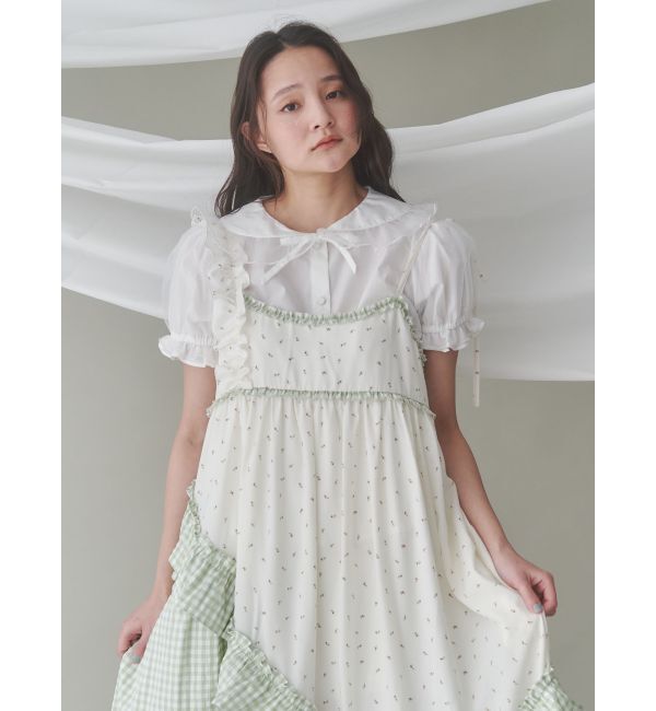 merry jenny「チュールパフブラウス」|シャツ・ブラウス|