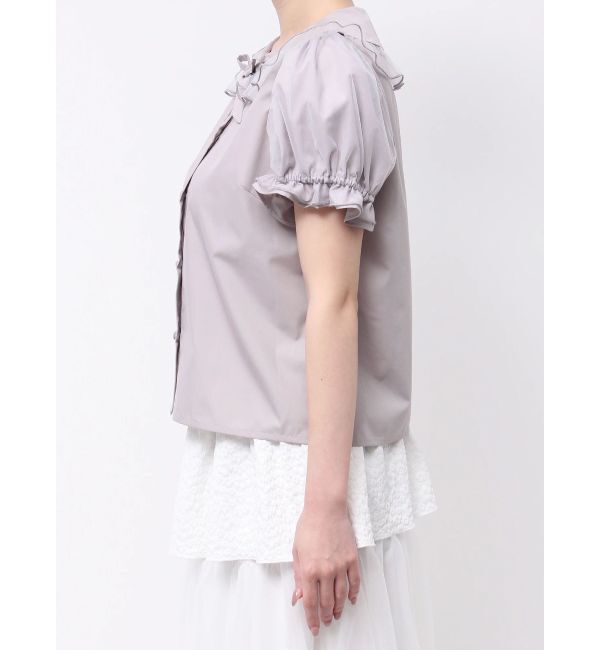 merry jenny「チュールパフブラウス」|シャツ・ブラウス|