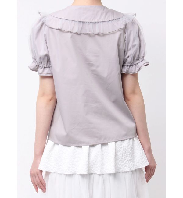 merry jenny「チュールパフブラウス」|シャツ・ブラウス|