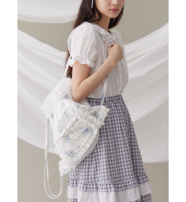 merry jenny「チュールパフブラウス」|シャツ・ブラウス|