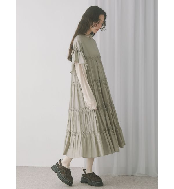 merry jenny「ティアードティアードスリーブワンピース」|ワンピース|