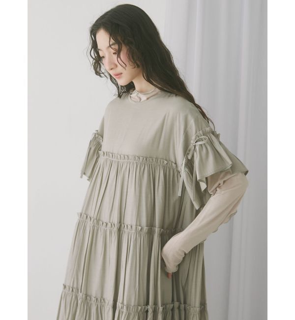merry jenny「ティアードティアードスリーブワンピース」|ワンピース|