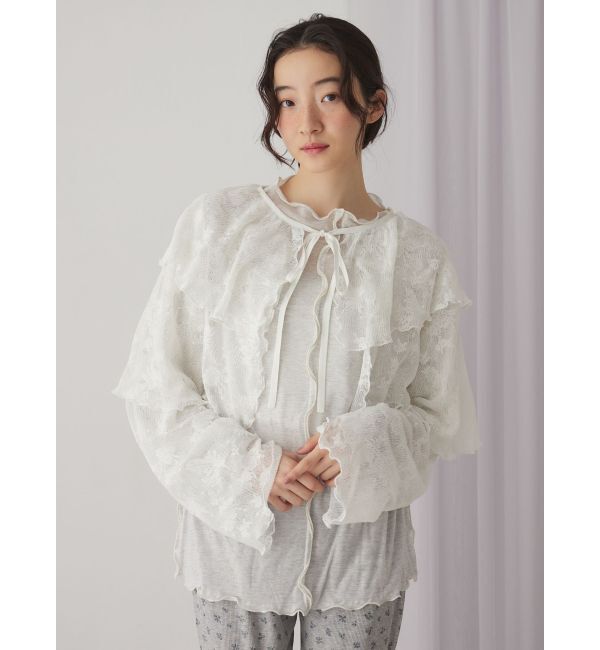 merry jenny「レースティアードボレロ」|シャツ・ブラウス|