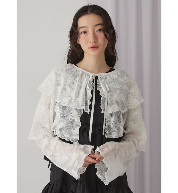 merry jenny「レースティアードボレロ」|シャツ・ブラウス|