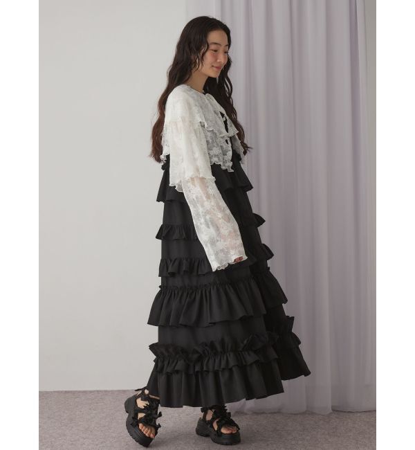 merry jenny「レースティアードボレロ」|シャツ・ブラウス|
