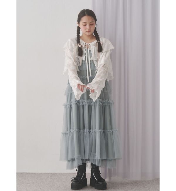 merry jenny「レースティアードボレロ」|シャツ・ブラウス|