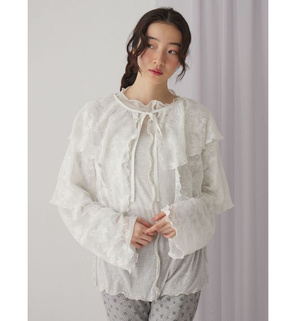 merry jenny「レースティアードボレロ」|シャツ・ブラウス|