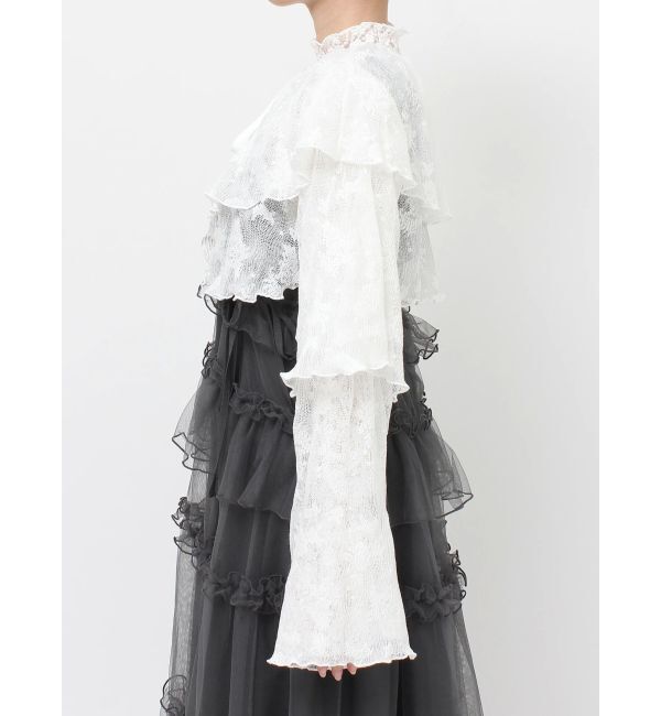 merry jenny「レースティアードボレロ」|シャツ・ブラウス|