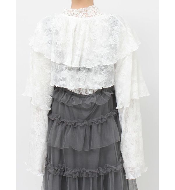 merry jenny「レースティアードボレロ」|シャツ・ブラウス|