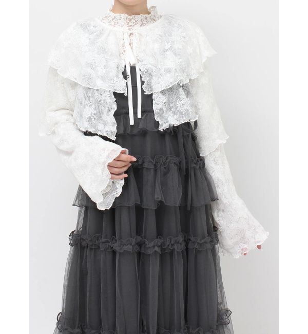 merry jenny「レースティアードボレロ」|シャツ・ブラウス|