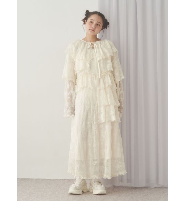 merry jenny「レースティアードボレロ」|シャツ・ブラウス|