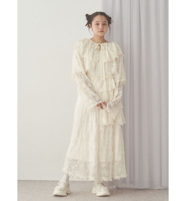 merry jenny「レースティアードボレロ」|シャツ・ブラウス|