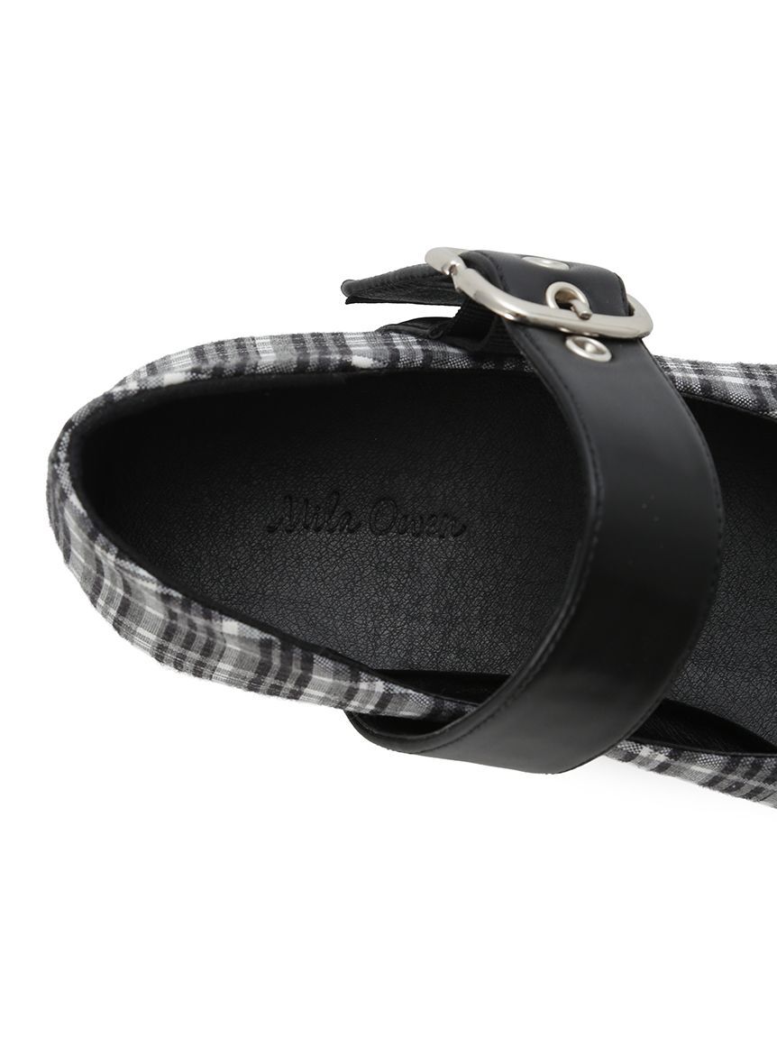 Mila Owen「ワイドベルトバレエシューズ」|パンプス|