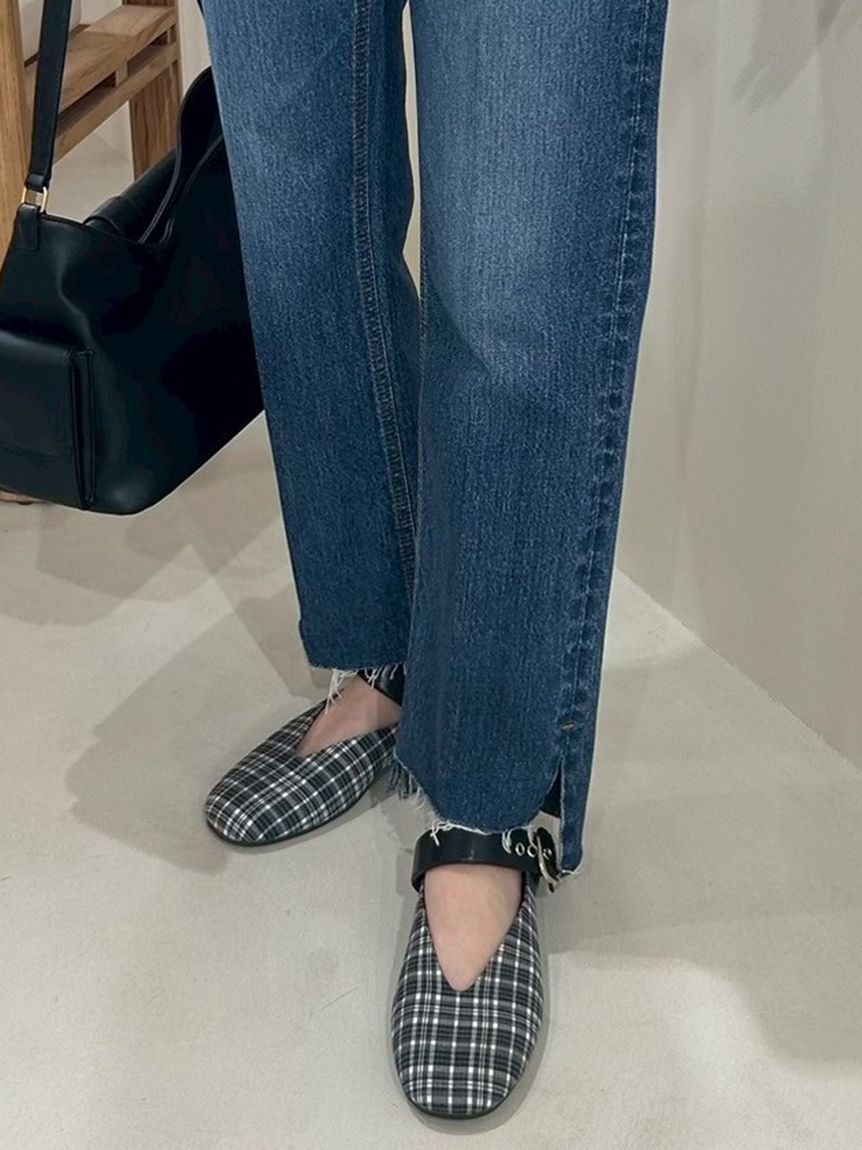 Mila Owen「ワイドベルトバレエシューズ」|パンプス|