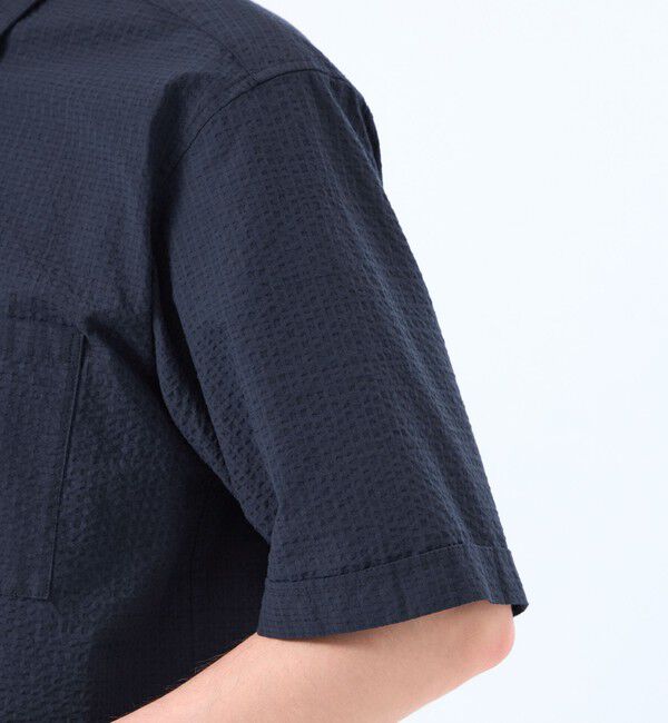 MACKINTOSH PHILOSOPHY「空羽サッカーチェック 半袖オープンカラーシャツ」|シャツ・ブラウス|