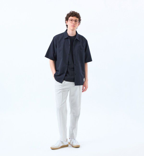 MACKINTOSH PHILOSOPHY「空羽サッカーチェック 半袖オープンカラーシャツ」|シャツ・ブラウス|