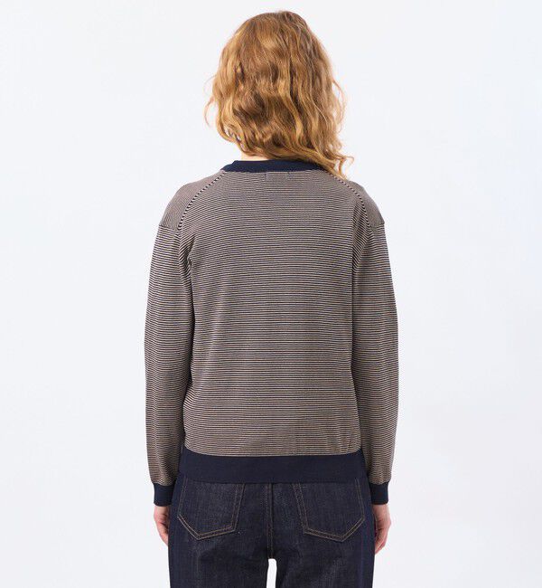 MACKINTOSH PHILOSOPHY「バイカラーファインコットンカーディガン」|ニット・セーター|