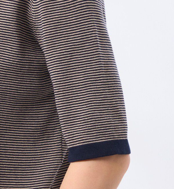 MACKINTOSH PHILOSOPHY「Cleric Collar Knit ハーフスリーブ」|ニット・セーター|