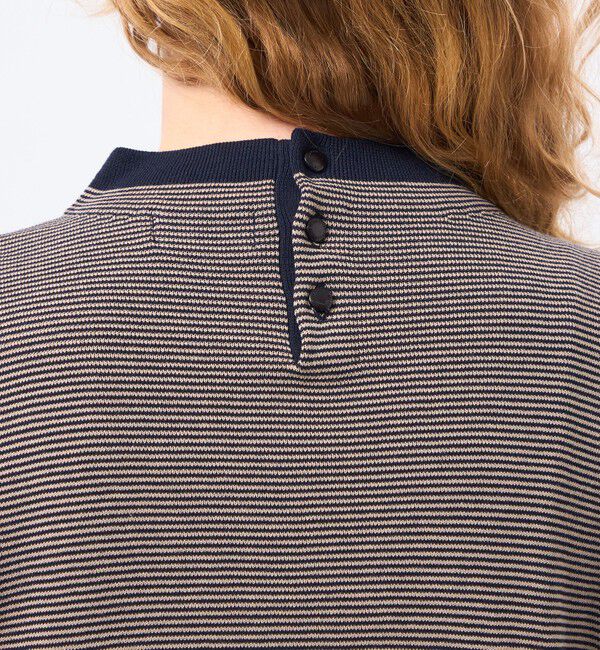 MACKINTOSH PHILOSOPHY「Cleric Collar Knit ハーフスリーブ」|ニット・セーター|