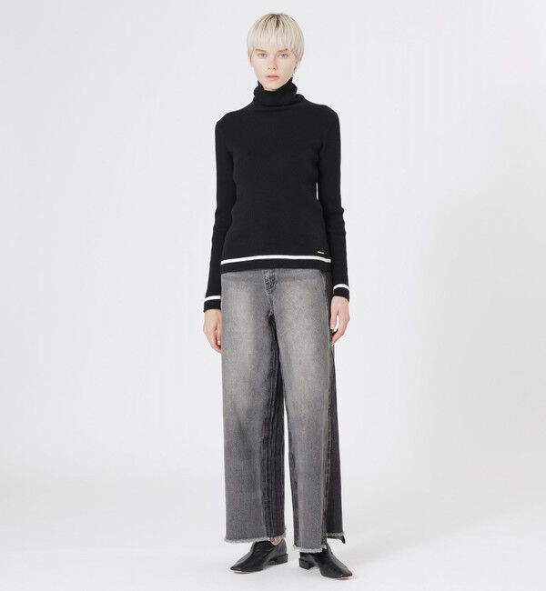  「コットンカシミヤタートルネック」|ニット・セーター|