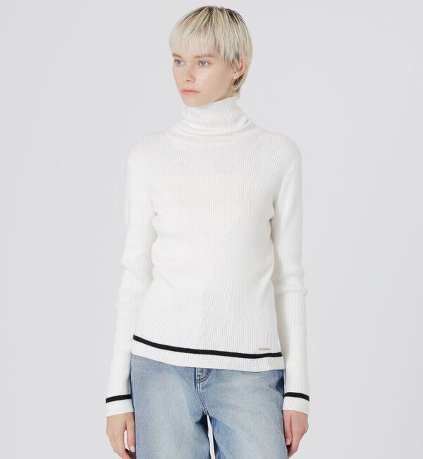  「コットンカシミヤタートルネック」|ニット・セーター|