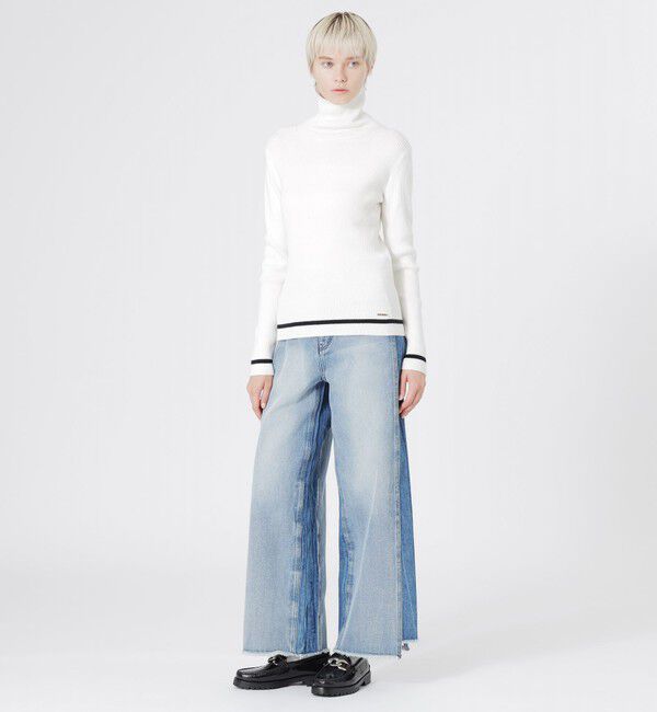  「コットンカシミヤタートルネック」|ニット・セーター|