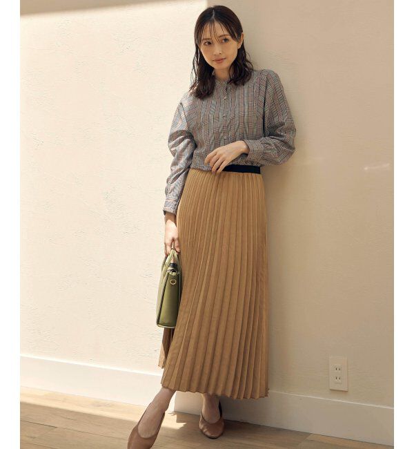 ikka「リバーシブルスウェードスカート」|スカート|