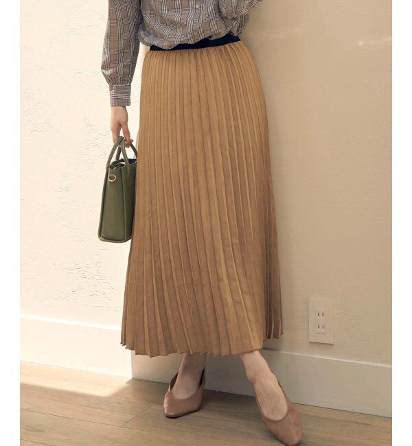 ikka「リバーシブルスウェードスカート」|スカート|