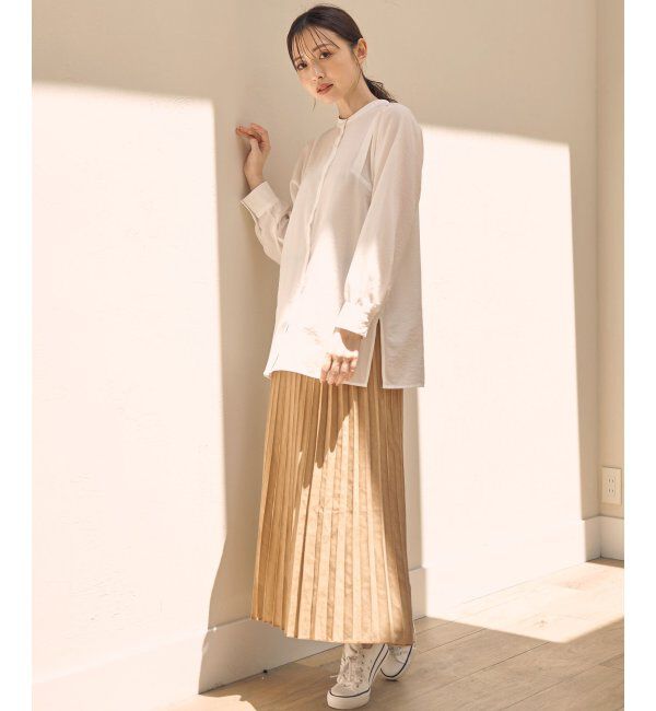 ikka「リバーシブルスウェードスカート」|スカート|