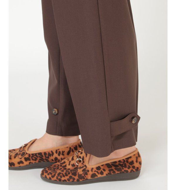 IKKA LOUNGE「裾タブ使いテーパードパンツ」|その他|