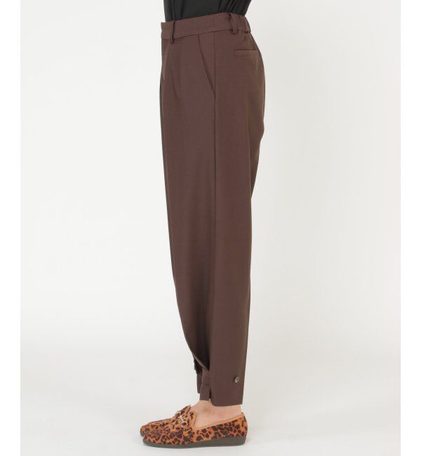 IKKA LOUNGE「裾タブ使いテーパードパンツ」|その他|