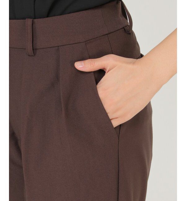 IKKA LOUNGE「裾タブ使いテーパードパンツ」|その他|