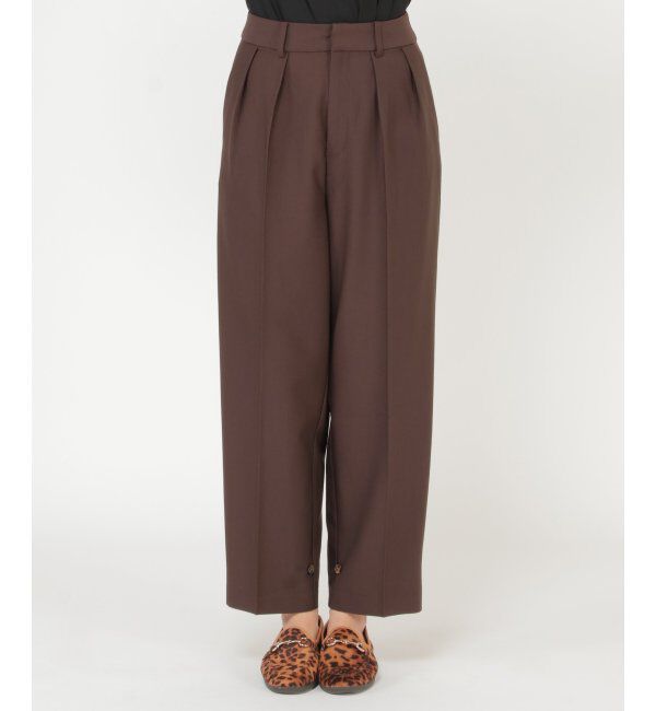 IKKA LOUNGE「裾タブ使いテーパードパンツ」|その他|