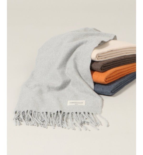 ikka「カシミヤタッチ無地マフラー」|マフラー|グレイ