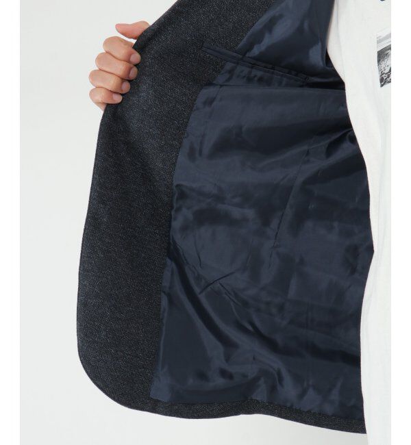 IKKA LOUNGE「ウールブレンドジャージ－ジャケット」|テーラードジャケット|