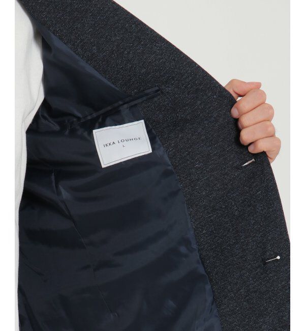 IKKA LOUNGE「ウールブレンドジャージ－ジャケット」|テーラードジャケット|