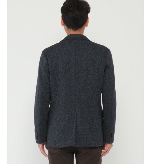 IKKA LOUNGE「ウールブレンドジャージ－ジャケット」|テーラードジャケット|