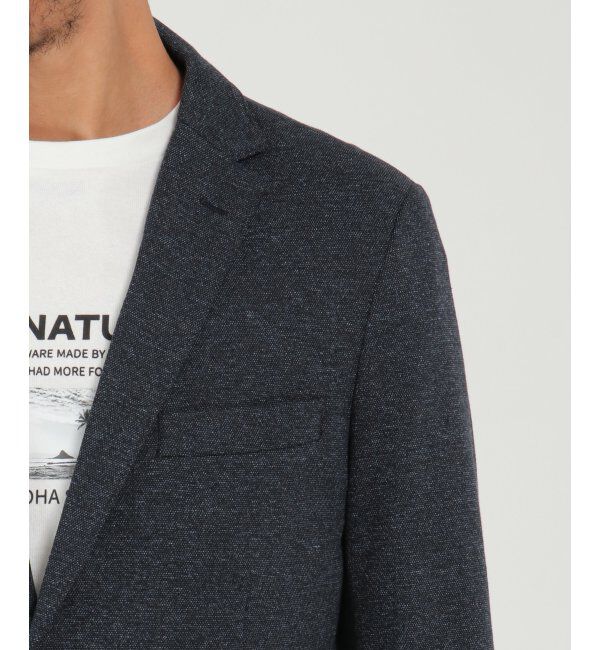 IKKA LOUNGE「ウールブレンドジャージ－ジャケット」|テーラードジャケット|