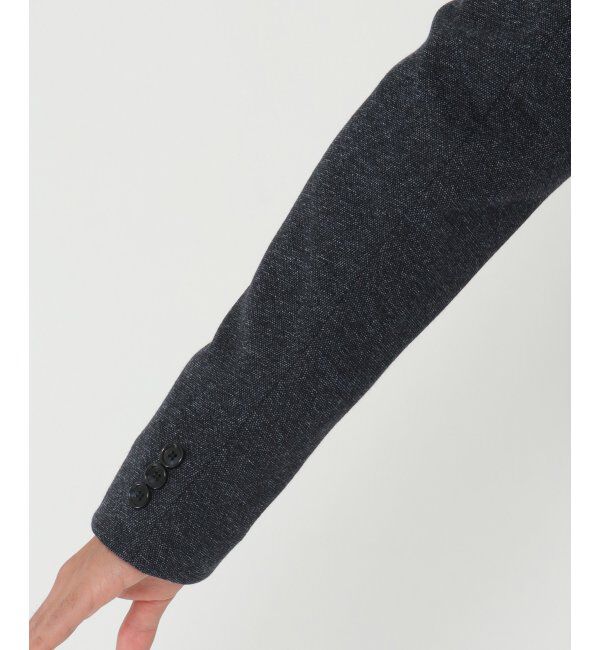 IKKA LOUNGE「ウールブレンドジャージ－ジャケット」|テーラードジャケット|