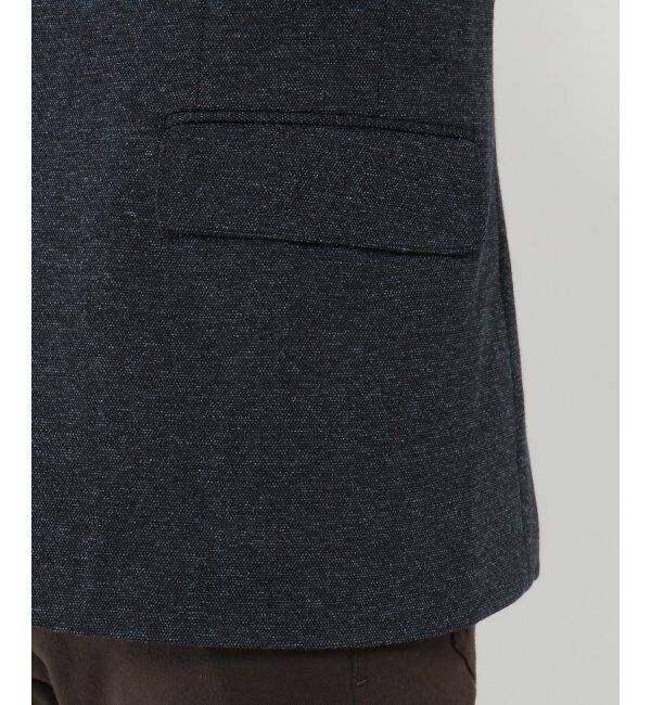 IKKA LOUNGE「ウールブレンドジャージ－ジャケット」|テーラードジャケット|