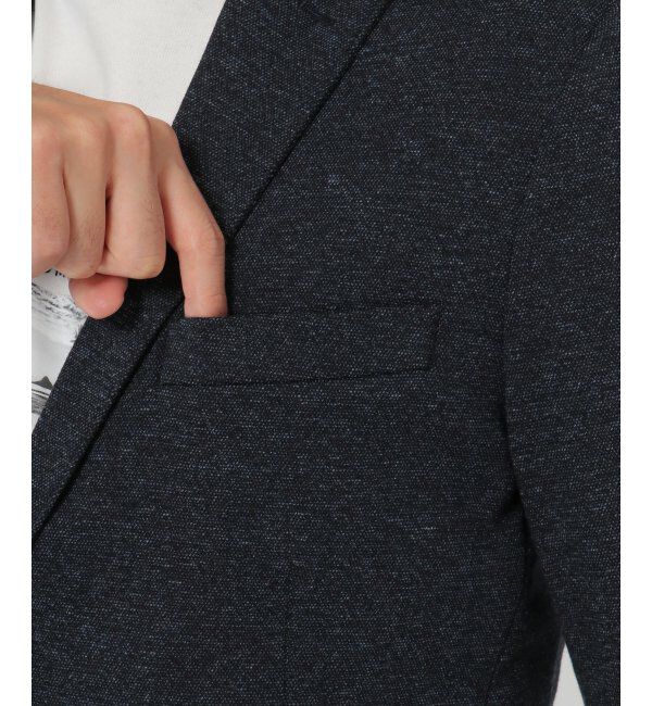 IKKA LOUNGE「ウールブレンドジャージ－ジャケット」|テーラードジャケット|