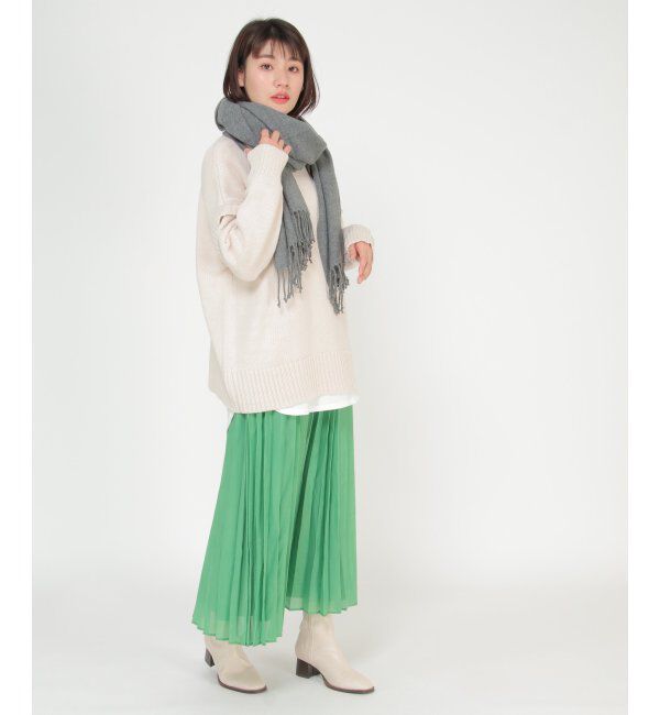 ikka「薄手ふわふわストール」|マフラー|