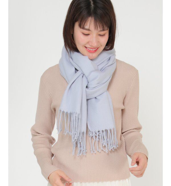 ikka「薄手ふわふわストール」|マフラー|