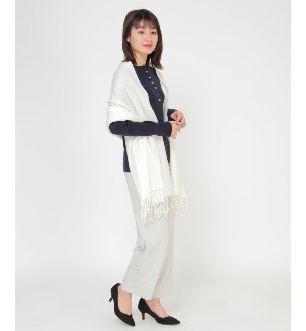 ikka「薄手ふわふわストール」|マフラー|