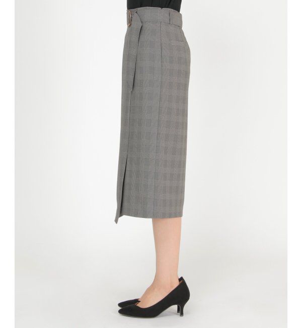 IKKA LOUNGE「チェックスカートスーツ」|ワンピース|